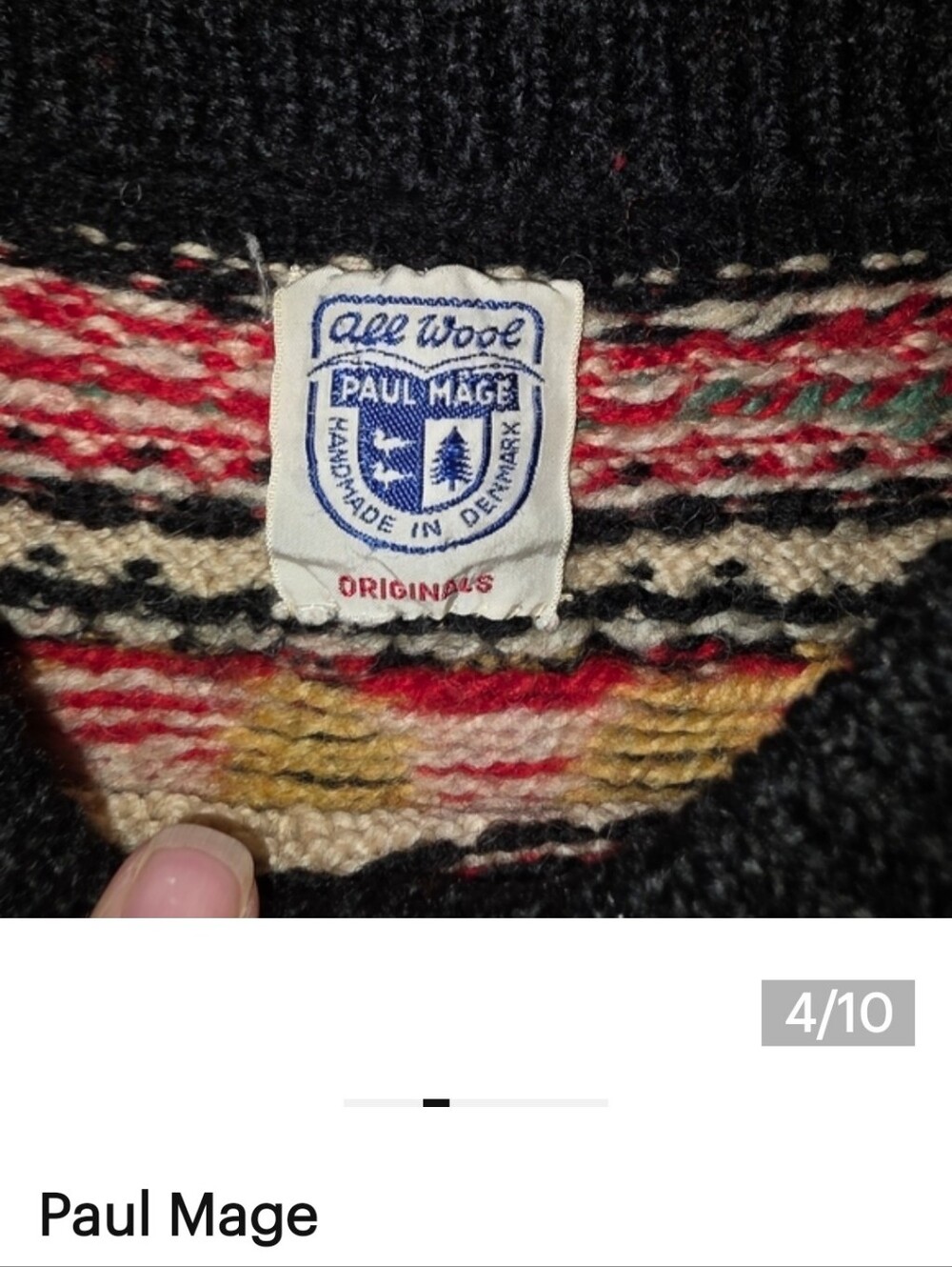 Lot Of Vintage Wool Sweaters - Picture 10 of 15
